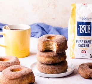 air fryer cinnamon sugar doughnuts