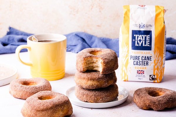 air fryer cinnamon sugar doughnuts