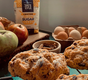 Apple & Cinnamon Spiced Rock Buns