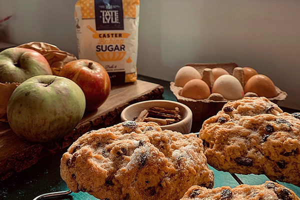 Apple & Cinnamon Spiced Rock Buns