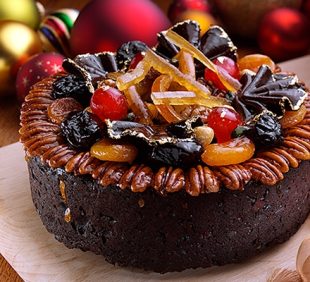 chocolate christmas cake