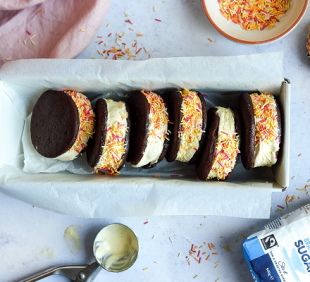 chocolate ice-cream sandwiches