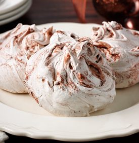 Chocolate Swirl Meringues