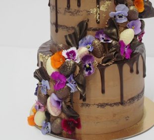Easter Chocolate Drip Cake with Tony's Chocolonely x Georgia's Cakes