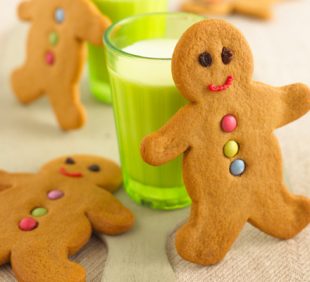 Ginger bread man biscuit