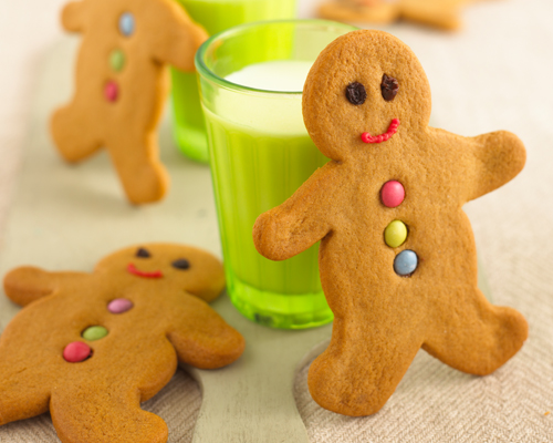 Ginger bread man biscuit