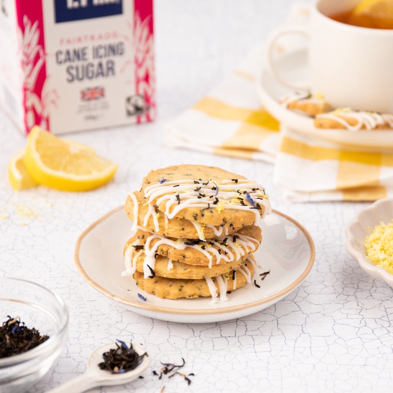 Lemon Earl Grey-Shortbread Biscuits