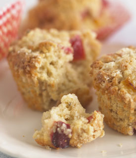 Plum & Oat Muffin Style Cakes