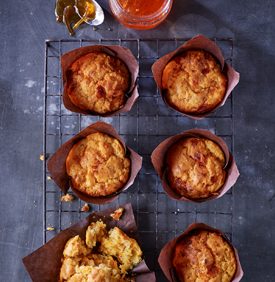 Seville Marmalade, Cheddar and Chilli Muffins