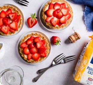 Strawberry & Prosecco Tarts